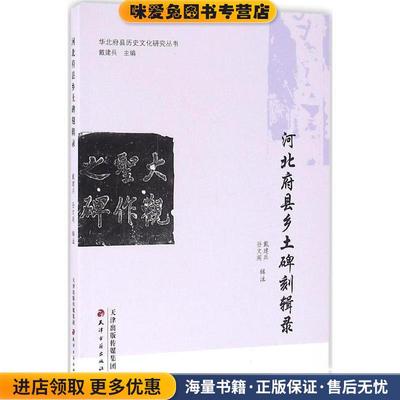 河北府县乡土碑刻辑录(正版收藏品)戴建兵 编,孙文阁 注天津古籍出版社9787552804003