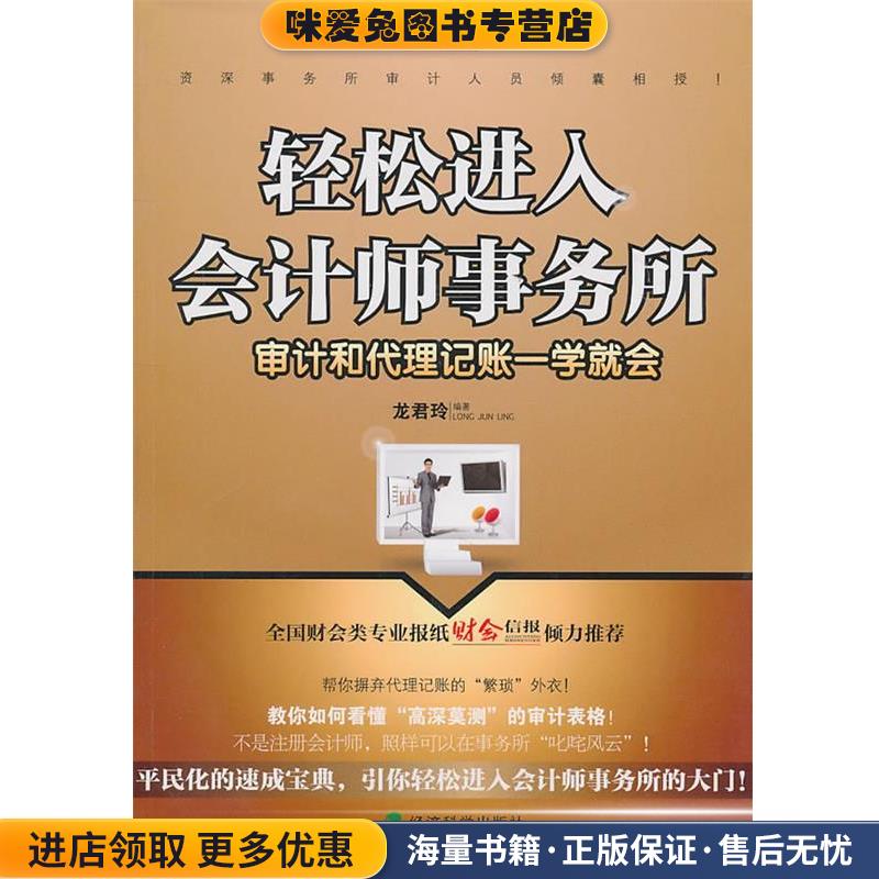 轻松进入会计师事务所:审计和代理记账一学就会龙君玲　编著经济