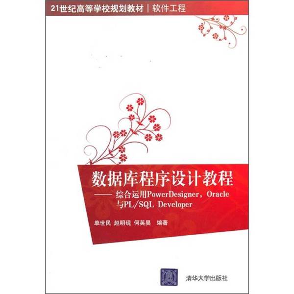 (正版收藏品)数据库程序设计教程  综合运用PowerDesigner，Oracle与PL/SQL Developer单世民，赵明砚，何英昊编著清华大学出版社9