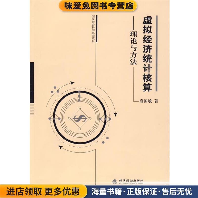虚拟经济统计核算—理论与方法(正版收藏品)袁国敏　著经济科学出版社9787505887299