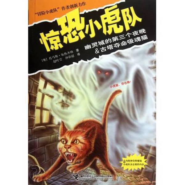 (正版收藏品)惊恐小虎队系列  幽灵城的第三个夜晚  古塔夺命吸魂猫（奥）布热齐纳著；（德）沃尔夫拉姆·诺瓦茨基，（德）诺拉·