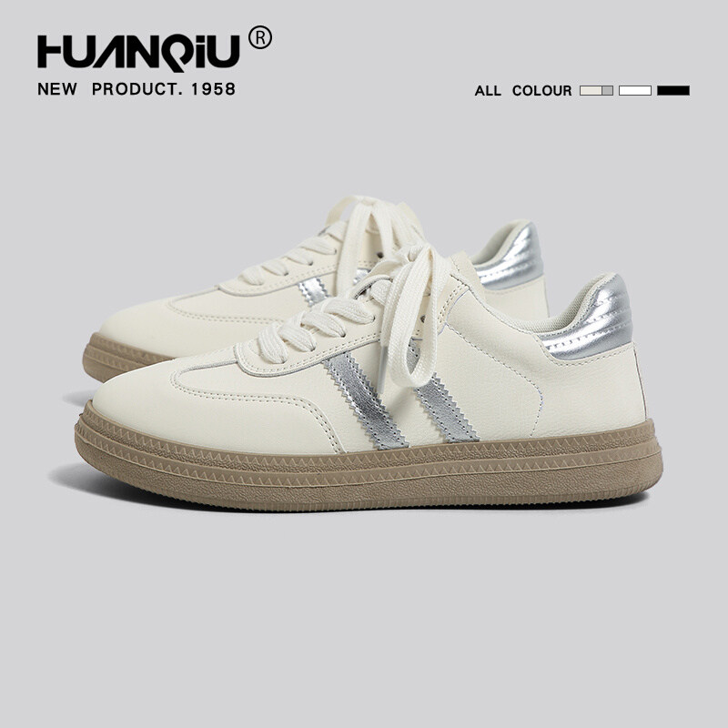 环球复古德训鞋女2025年新款春季厚底百搭爆款鞋子女休闲小众板鞋,女鞋,时尚休闲鞋,淘宝优惠券,粉丝福利购,淘宝优惠卷