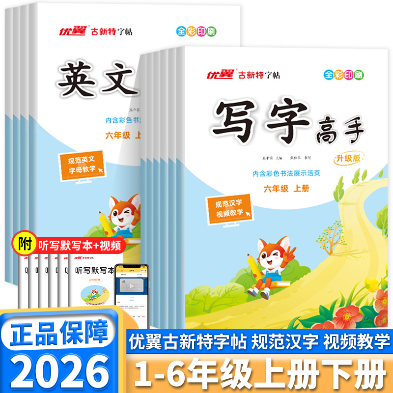 2026版新领程古新特写字高手