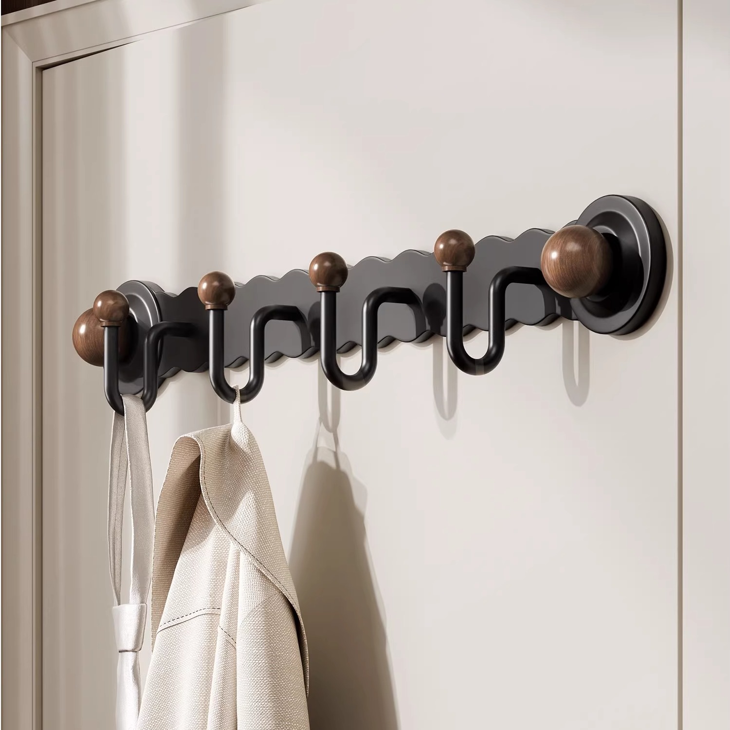 德国进口吸盘门后挂钩收纳挂衣架