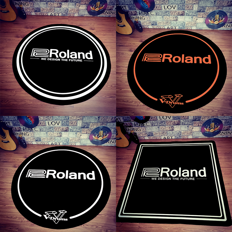 Roland罗兰电鼓地毯爵士鼓录音室摇滚隔音降噪鼓垫架子鼓防滑地垫