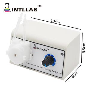 INTLLAB 家用小型循环泵微型水泵12V静音抽水 微型蠕动泵 自吸泵