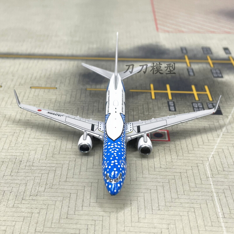 新品1:400JAL日本航空波音737-800客机JA05RK合金飞机模型摆件非