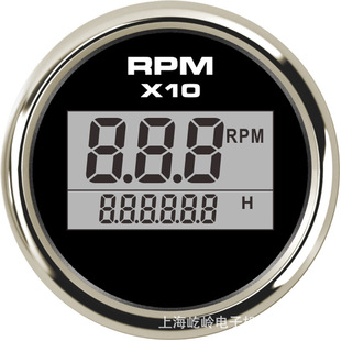 52mm改装 发动机9900RPM带计时带夜灯 转速表车用船用装