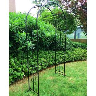 爬藤架欧式拱形花架月季植物花支架藤架牵引铁线莲爬藤架户外拱门