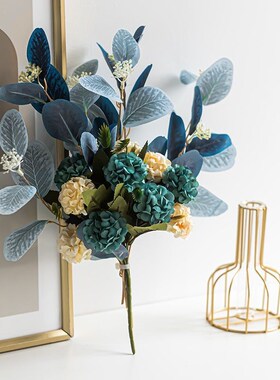 速发假花花摆设装花花艺摆件20饰1新款风摆2客厅餐桌格坤