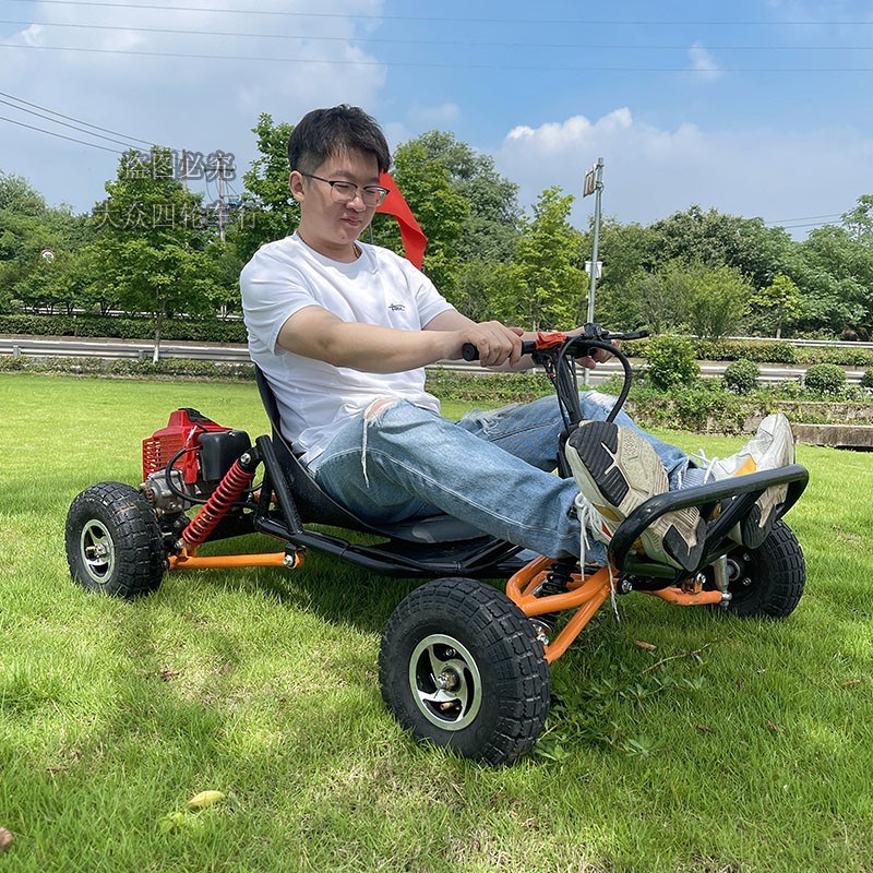 现货速发新款越野卡丁车两冲汽油拉力赛车全地形四轮沙滩车儿童漂