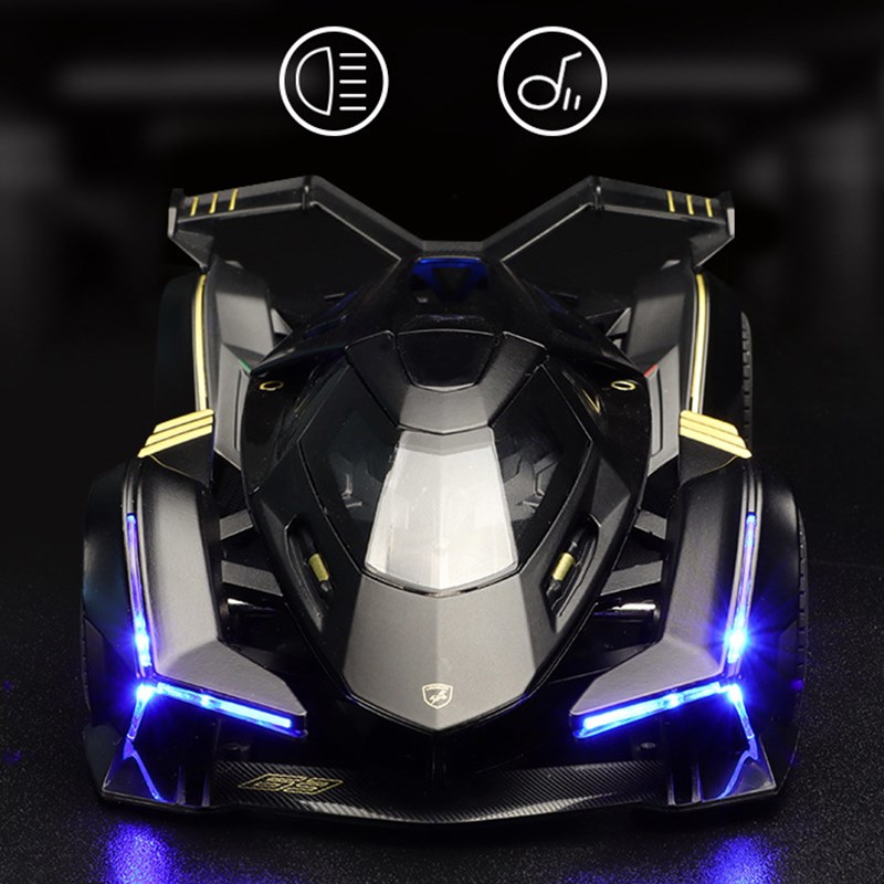 速发1:24兰博V12VGT跑车合金汽车模型收藏摆件玩具车限量