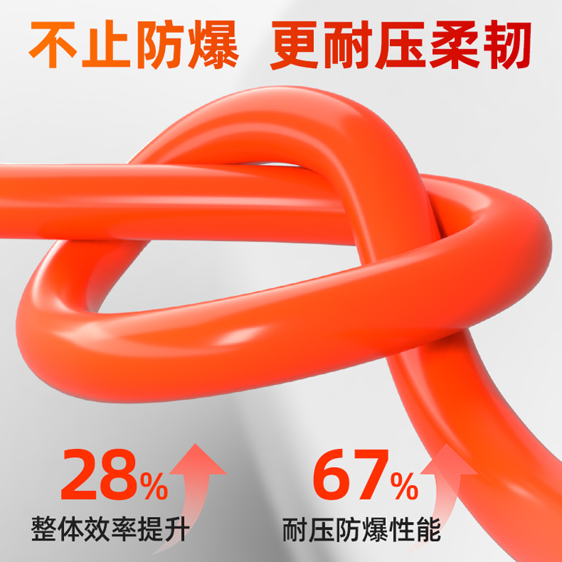 速发空压机气管软管高压木工管弹簧管伸缩器气泵压缩机12防爆10/6
