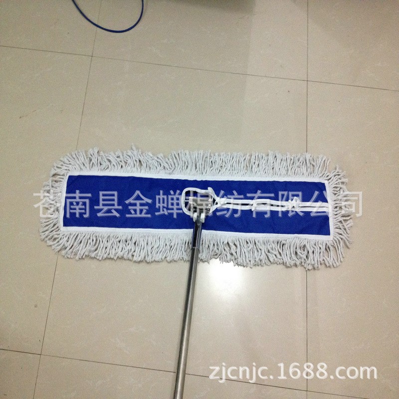 速发大平板拖把 布 棉纱拖把拖棉线把转拖旋 排拖大堂尘推40-120
