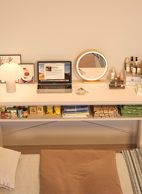 速发卧室床尾置物储家用长条桌夹床边收纳子缝置物架柜物架空间利