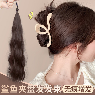 速发夹发包增发自绕式发器丸子头发圈发脑勺盘后神束2024新款头饰