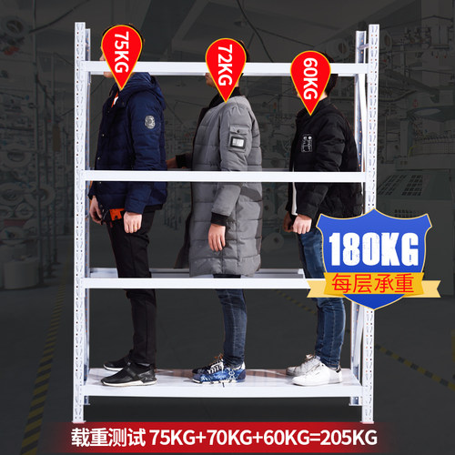 速发中型重型仓库仓储货架金属五金货架家用置物架展示储物架子26