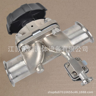 卡盘50.5φ19.1 DN10φ9.4卡盘25.4组合串联卫生级隔膜阀带取样阀