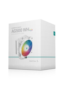 九州风神AG500 ARGB白色cpu散热器台式机AM5电脑风扇1700多平台