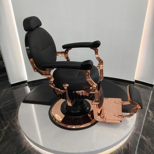 进出口美发椅子理发店液压升降剪发椅子发廊修面椅子美发油头大椅