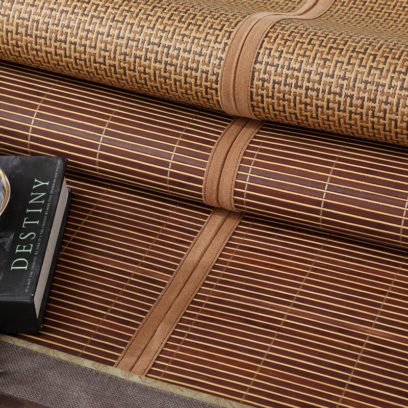 定制竹席凉席夏季裸睡加厚藤席子双面正反两用学生单人宿舍草席