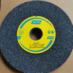 诺顿黑碳化硅大气孔砂轮磨铝铜胶棍37C46K205 31.75 19.1