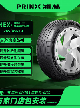 浦林汽车轮胎245/45R19 102Y XNEX 静音棉 适配凯迪拉克奥迪全新