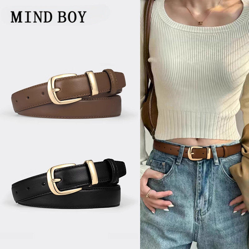 MIND BOY皮带女2026新款百搭时尚装饰牛仔裤腰带配裙子高级感裤带