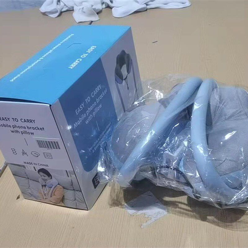 新款懒人手机支架U型枕家用午睡枕肩颈椎L护颈枕车用挂脖床头靠枕