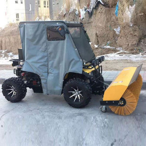 新疆路面清扫除雪车黑龙江地区驾驶式扫雪车路面清道神器