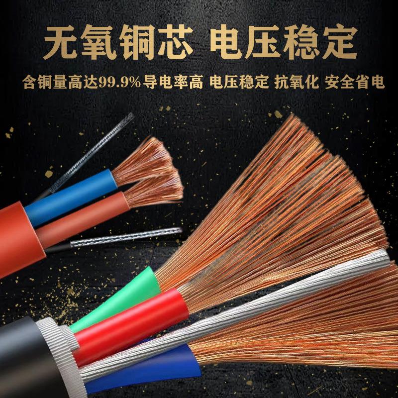 行车圆电缆线天车电动葫芦龙门吊起重机卷筒吸盘用控制国标电缆线