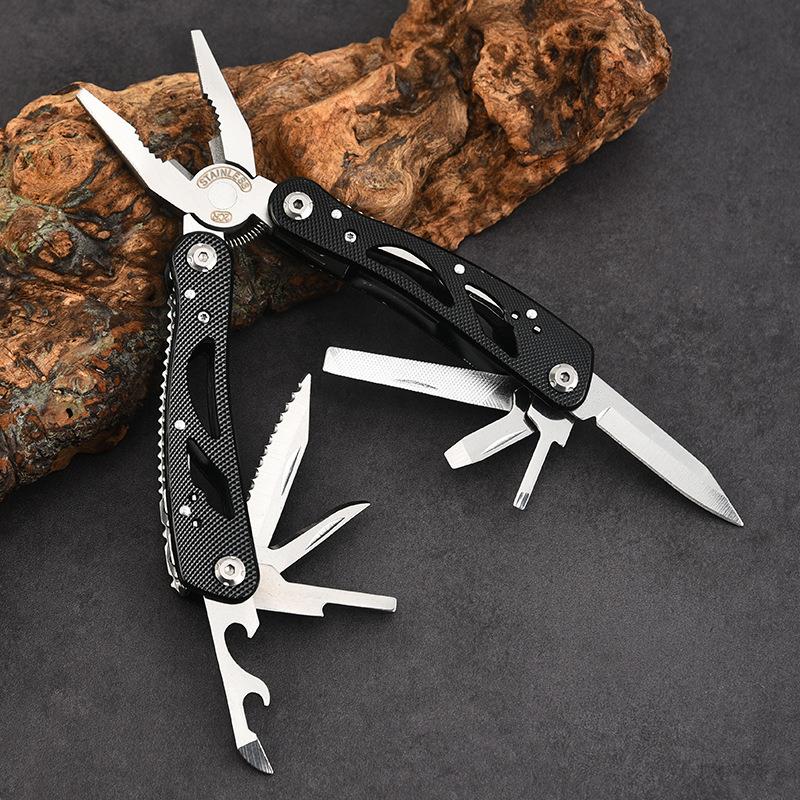 厂家不锈钢多功能钳折叠多用工具钳户外便携野营用品装备
