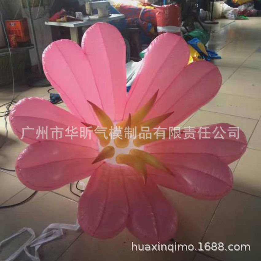 舞台酒吧装饰充气LED灯花气模 七彩灯光 荷花灯彩灯发光花