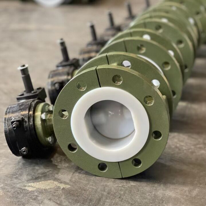 远大阀门手动涡轮衬氟法兰蝶阀D341F46-16C远大阀门管道衬氟蝶阀
