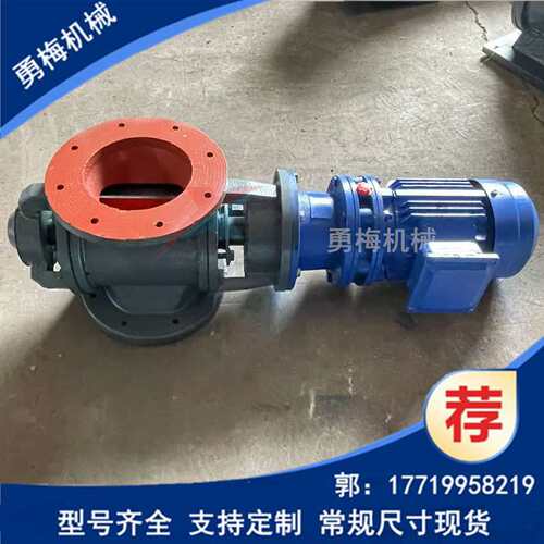 锁气下料闸阀双层重锤翻板卸灰阀 YCD300星型卸料器 闭风器