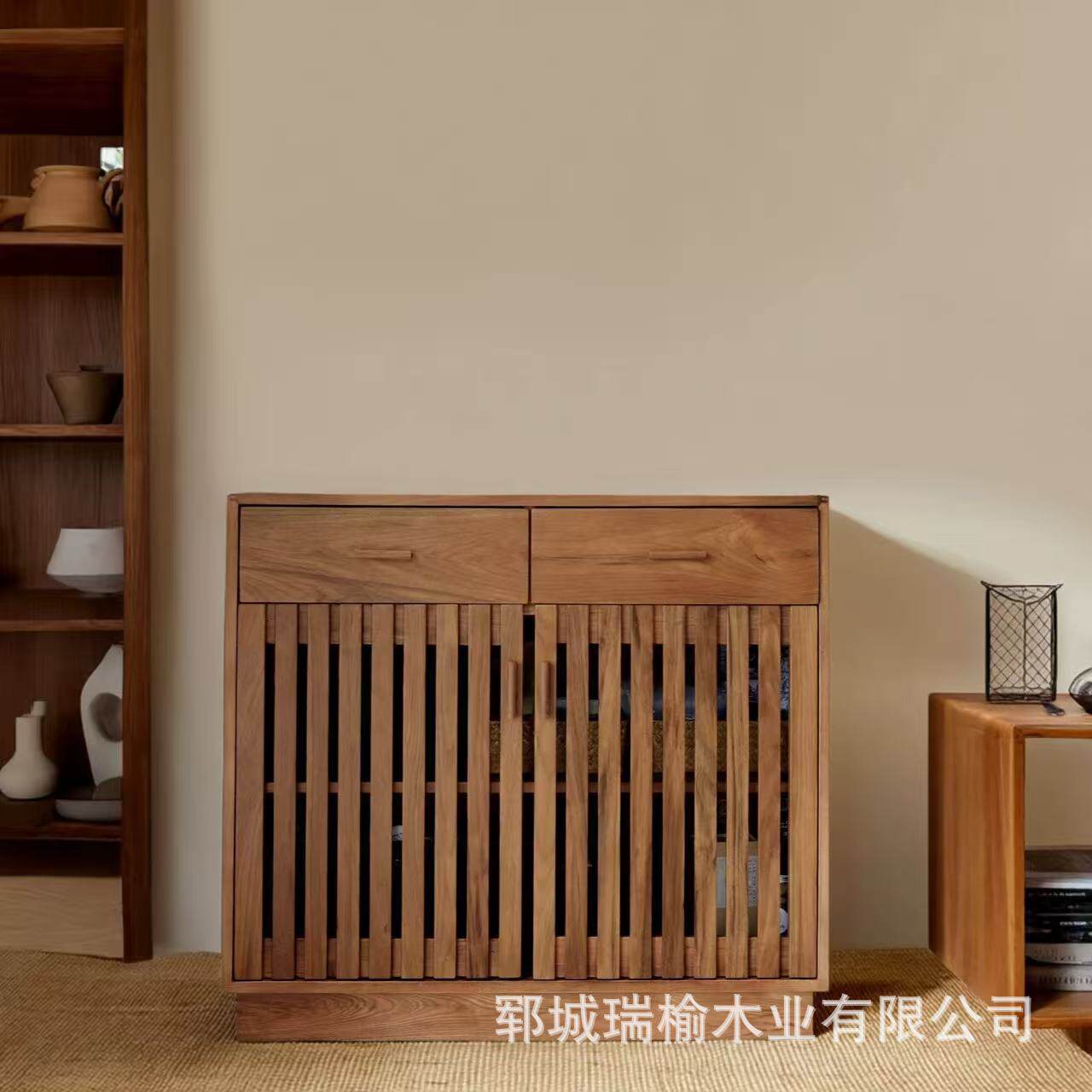 民宿酒店入户鞋柜储物柜一体家用门口隔断柜玄关落地式储物鞋柜