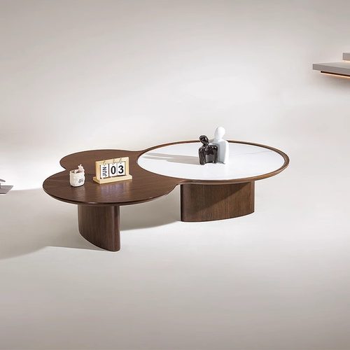 HJY2314茶几设计师异形云朵茶几岩板现代大小户型客厅2024新款高