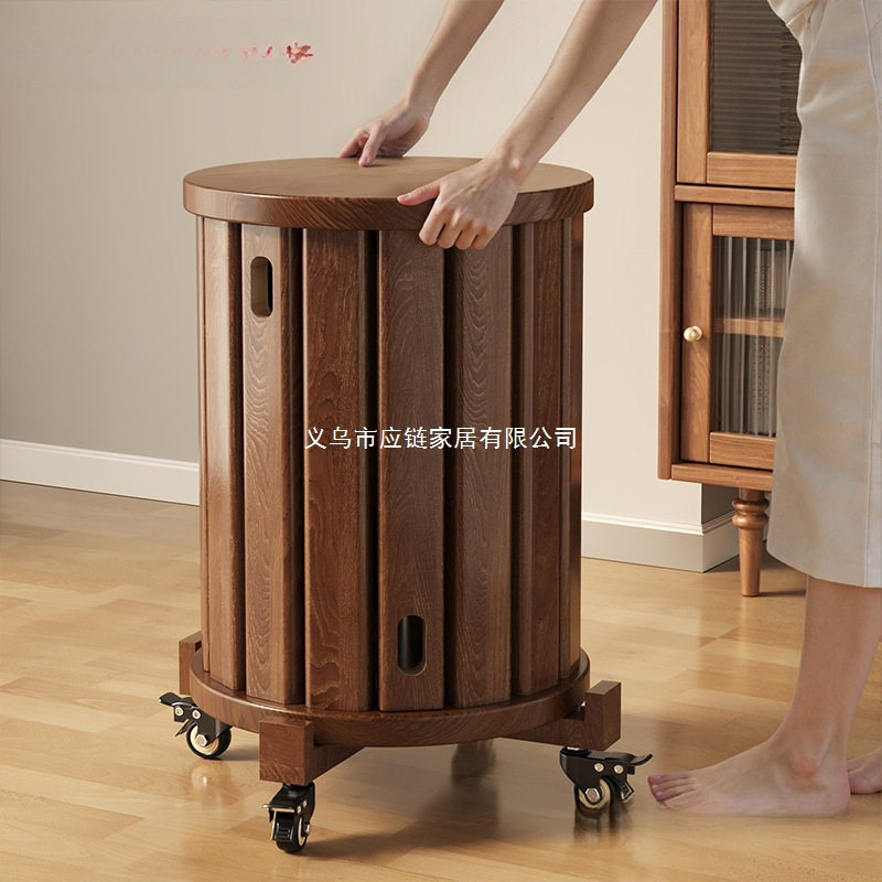 实木凳子可叠放家用板凳收纳组合叠叠凳餐厅小凳子客人备用茶几凳