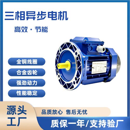 NMRV涡轮蜗杆减速电机一体变速箱三相电机380/220V