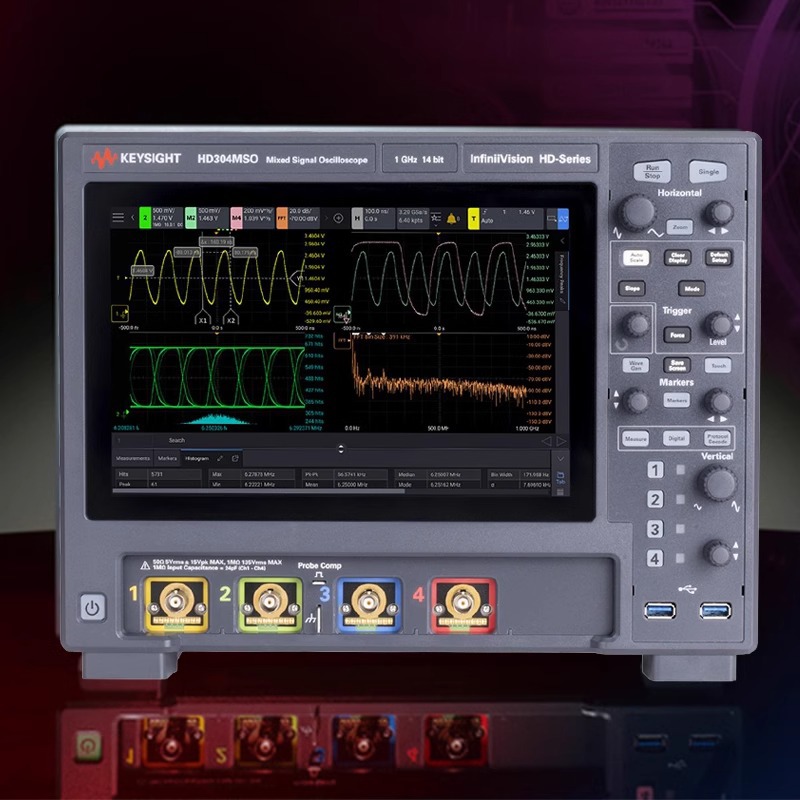 是德科技HD304MSO/HD302MSO高清数字示波器4通道2通道