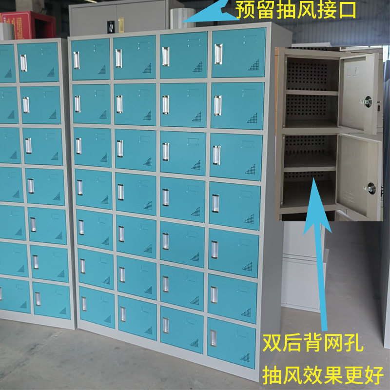 无尘车间通风鞋柜通风防臭鞋柜工厂车间鞋柜双层背板储物柜