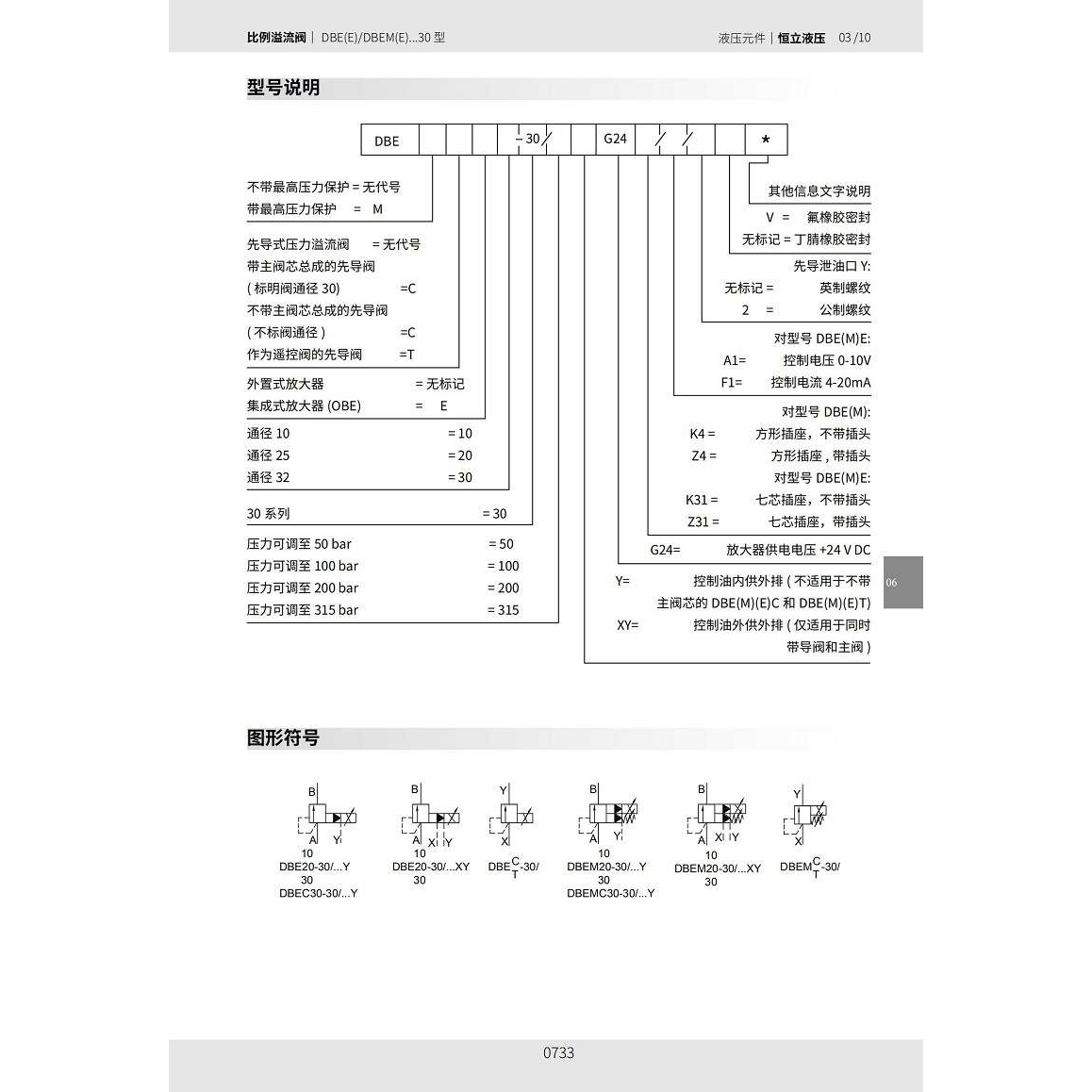 SHLIXIN立新比例阀DBEM10-30/31.5Y DBEM10-30/200Y 100Y 50Y