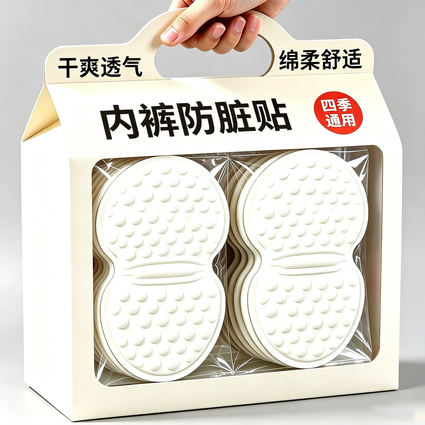 男女一次性内裤卫生贴防脏透气免洗吸汗贴超薄外出旅游便携防脏贴