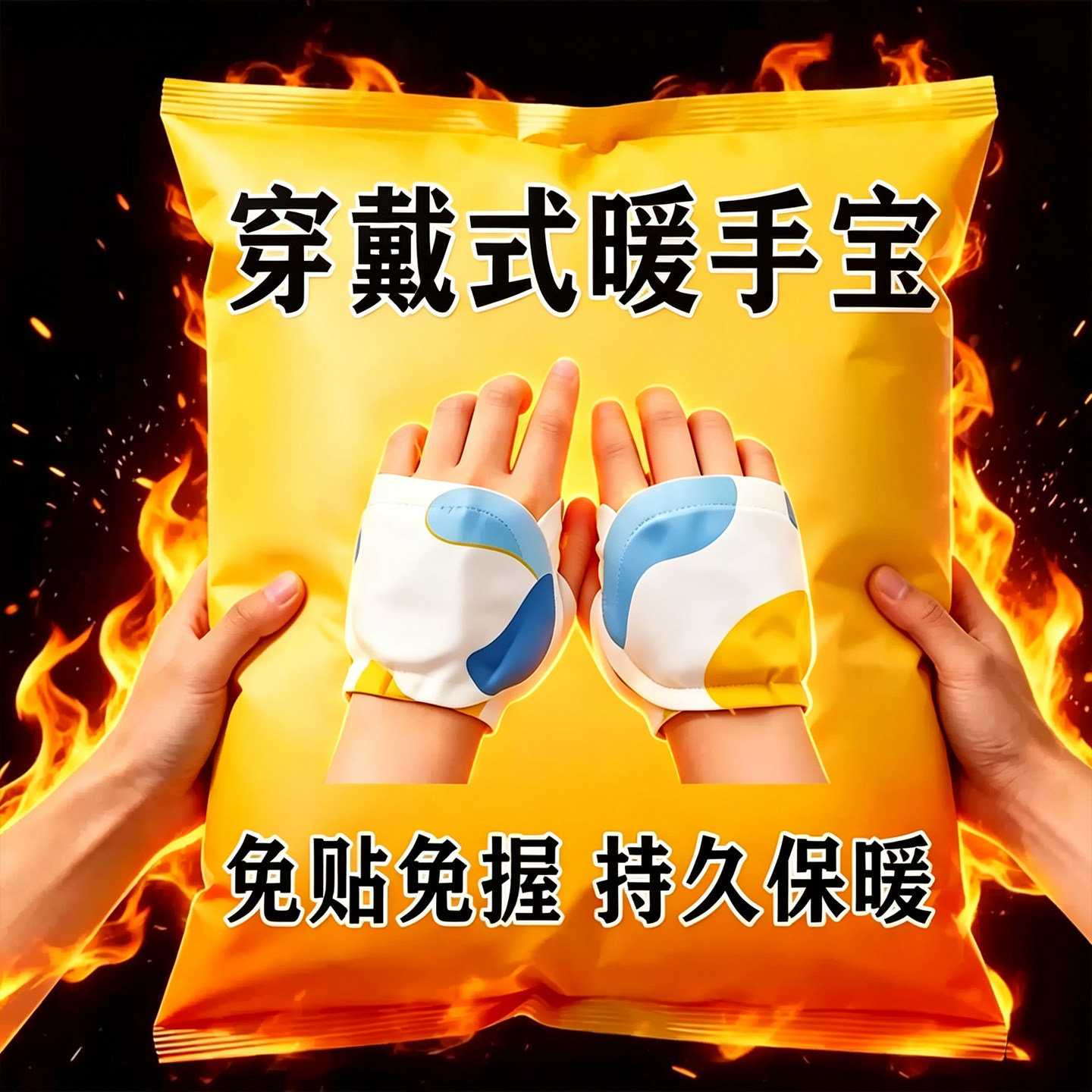 【100片】蒸汽自发热暖手贴穿戴式暖手宝冬季保暖手部暖手脚宝宝
