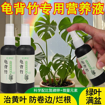龟背竹营养液免稀释喷施叶面肥水培龟背竹专用肥锈斑病黄叶液体肥