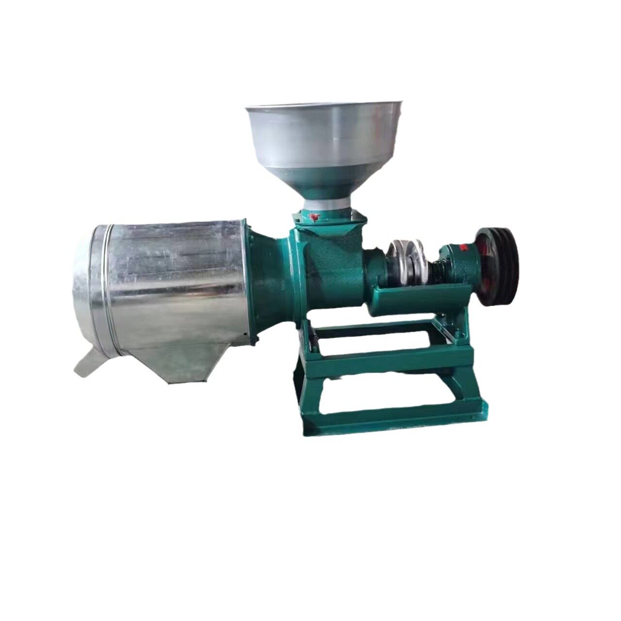 180型老式锥型面粉机 两相电芝麻制粉机 自动上料小麦玉米磨面机