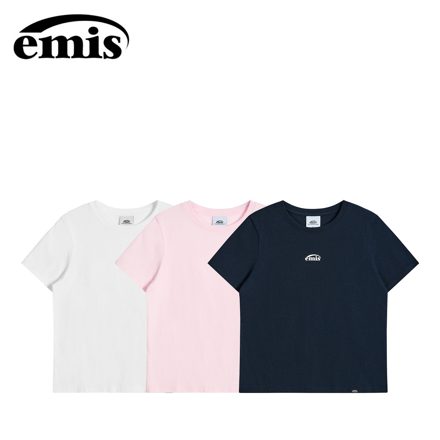 emis短袖三件套t恤宽松纯棉图片