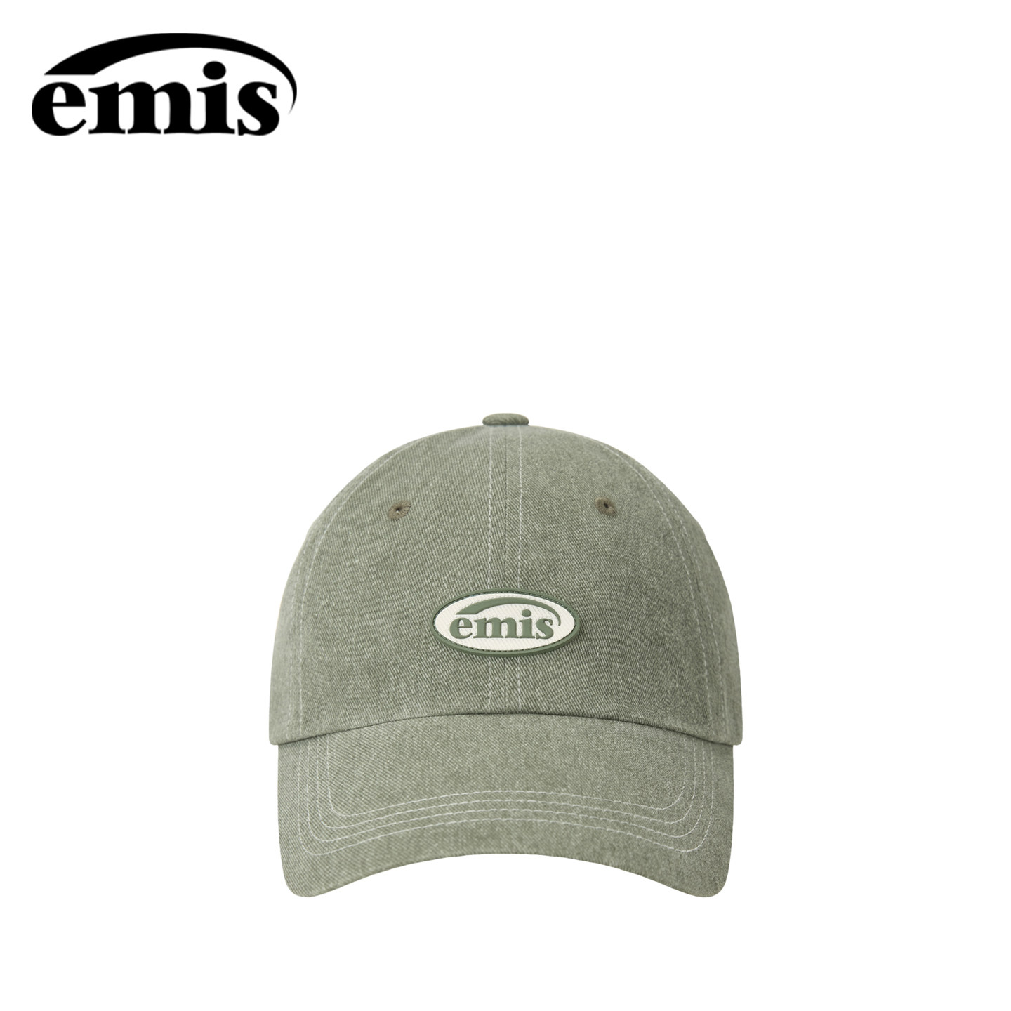 emis做旧水洗迷你橡胶标棒球帽图片