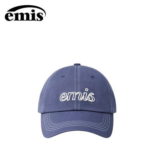 emis手写体标志镂空白标棒球帽