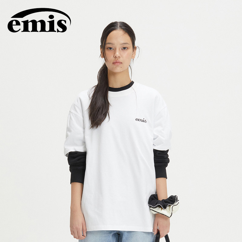emis短袖简约百搭宽松有型图片